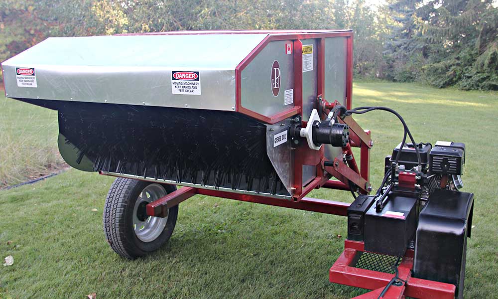 Great Plains Restoration Solutions new pull type seed harvester